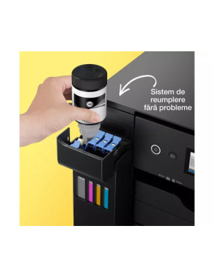 Imprimanta inkjet color Epson EcoTank L11160 A3+ cu CISS, LAN și Wi-Fi Direct