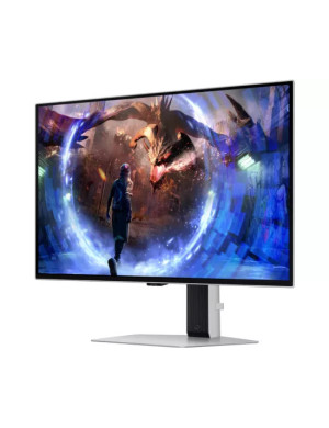 Monitor LED SAMSUNG Gaming Odyssey G6 LS27DG602SUXEN, 27", QHD, QD-OLED, HDR, FreeSync Premium Pro, 0.3 ms, 360 Hz, Silver