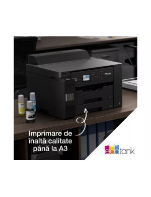 Imprimanta inkjet color Epson EcoTank L11160 A3+ cu CISS, LAN și Wi-Fi Direct