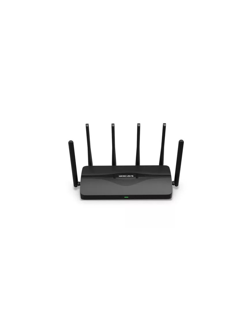 Router Wireless MERCUSYS MR47BE, Tri-Band, Wi-Fi 7, 2.4/6 GHz, 574 + 5760 Mbps, Black