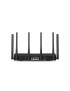 Router Wireless MERCUSYS MR47BE, Tri-Band, Wi-Fi 7, 2.4/6 GHz, 574 + 5760 Mbps, Black