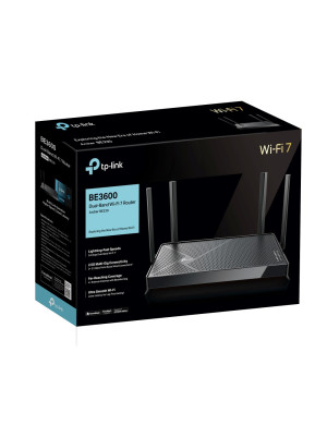 TP-Link Archer BE230 router wireless 2.5 Gigabit Ethernet Bandă dublă (2.4 GHz/ 5 GHz) Negru