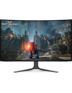 Monitor Gaming Curbat LED DELL Alienware AW3225QF, 31.5" UHD, QD-OLED, 240 Hz, 0.03 ms, Black/White