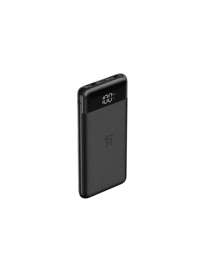 PowerBank VEGER L11 W1087, 10000 mAh, 2 x USB, USB Type-C, Black