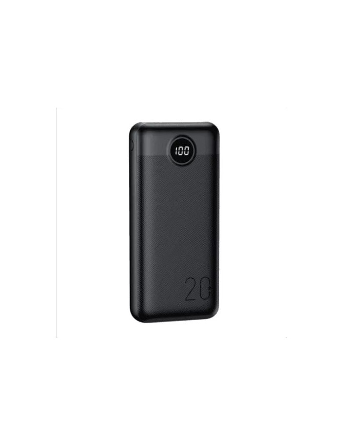 PowerBank VEGER L20S W2039PD, 20000 mAh, 2 x USB, USB Type-C, Black