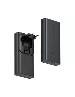 PowerBank VEGER Ace W1146, 10000 mAh, 2 x USB Type-A, USB Type-C, Black