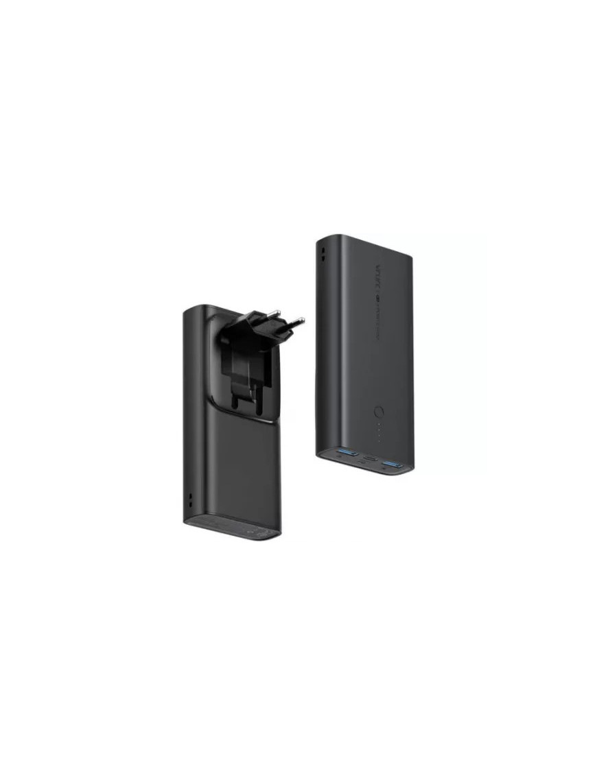 PowerBank VEGER Ace W1146, 10000 mAh, 2 x USB Type-A, USB Type-C, Black