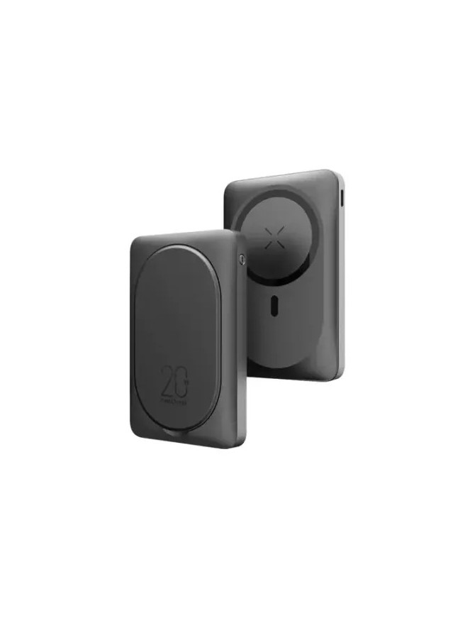 PowerBank VEGER MagOn Pro W1175, 10000 mAh, USB, USB Type-C, Lightning, micro USB, Wireless, Black