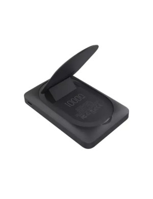 PowerBank VEGER MagOn Pro W1175, 10000 mAh, USB, USB Type-C, Lightning, micro USB, Wireless, Black