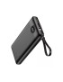PowerBank VEGER C10 W1116, 10000 mAh, USB Type-A, USB Type-C, Lightning, micro USB, Black