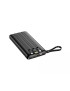 PowerBank VEGER C10 W1116, 10000 mAh, USB Type-A, USB Type-C, Lightning, micro USB, Black