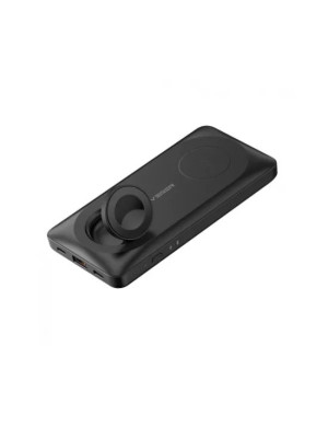 PowerBank VEGER MagMulti W1156, 10000 mAh, 1 x USB Type-A, 2 x USB Type-C, 1 x Lightning, Black