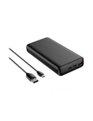 PowerBank VEGER T100 W2032C-100, 20000 mAh, 1 x USB, 2 x USB Type-C, Black