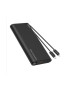 PowerBank VEGER TC130 W2503, 25000 mAh, 1 x USB Type-A, 1 x USB Type-C, 1 x Lightning, Black