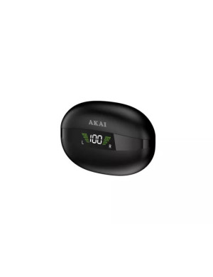 Casti wireless AKAI BTE-J350, Bluetooth 5.3, Black