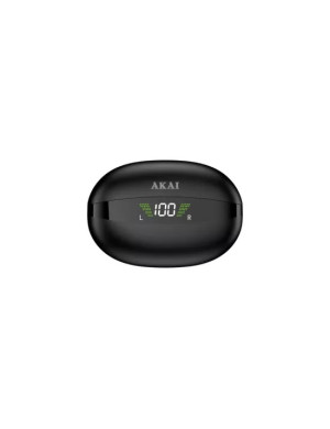 Casti wireless AKAI BTE-J350, Bluetooth 5.3, Black