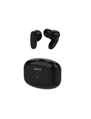 Casti wireless AKAI BTE-J400ENC, Bluetooth 5.3, Black
