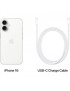 Telefon Apple iPhone 16, 128GB, 8GB RAM, 5G, White