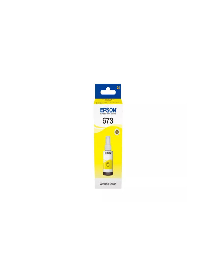 Cerneală Epson 673 C13T67344A Galben – Refill Original pentru Sisteme EcoTank