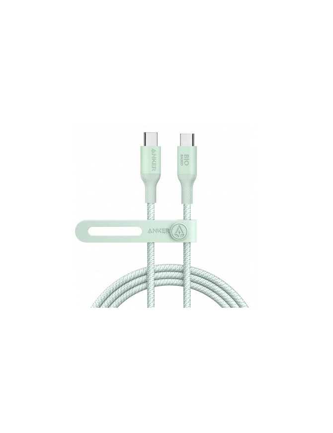 Cablu de date si incarcare ANKER 544 A80F6H61, USB-C - USB-C, 140W, 1.8m, Verde