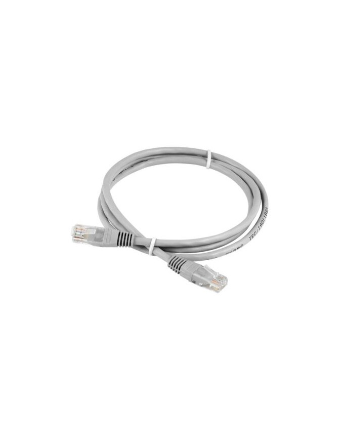 Cablu UTP cu mufe HCT CAT6 2m Gri – Conectivitate Gigabit stabilă