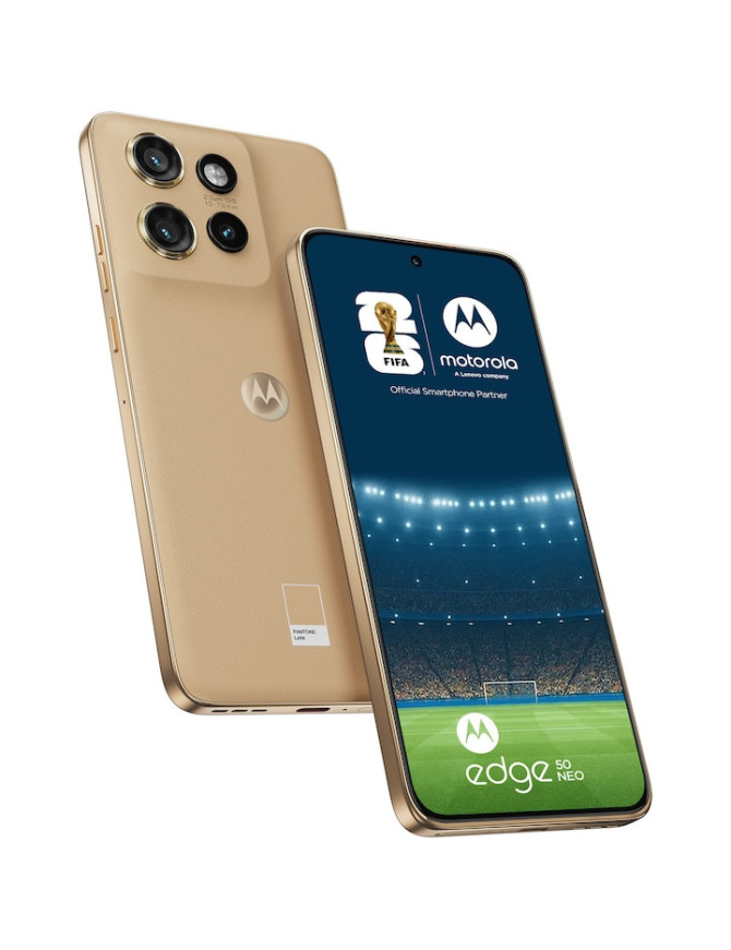 Telefon Motorola Edge 50 Neo, Dual SIM, 512GB, 12GB RAM, 5G, Pantone Latte