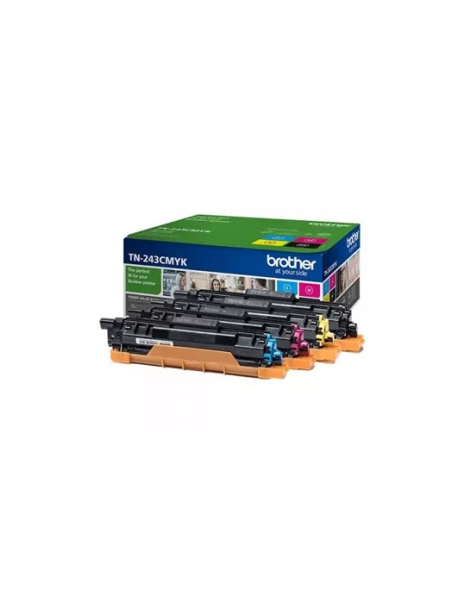 Set tonere originale Brother TN243CMYK – Black, Cyan, Magenta, Yellow