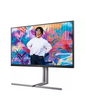 Monitor LED AOC U32U3CV, 31.5" UHD, IPS, 4 ms, 60 Hz, Black/Silver