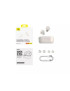Căști wireless Baseus Bowie E18 Bluetooth 5.3 TWS Stellar White