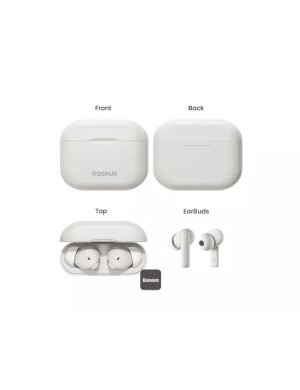 Căști wireless BASEUS Bowie E17 Bluetooth 5.3 TWS White