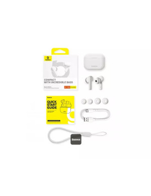 Căști wireless BASEUS Bowie E17 Bluetooth 5.3 TWS White