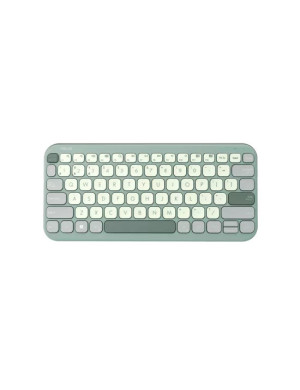 Tastatura Wireless ASUS Marshmallow KW100 Green Tea Latte – design compact, silențios și elegant