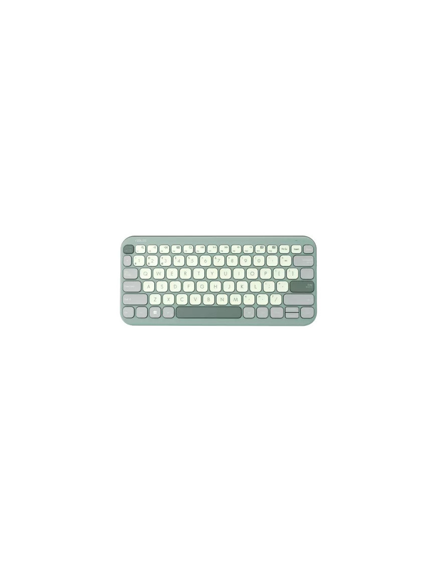 Tastatura Wireless ASUS Marshmallow KW100 Green Tea Latte – design compact, silențios și elegant