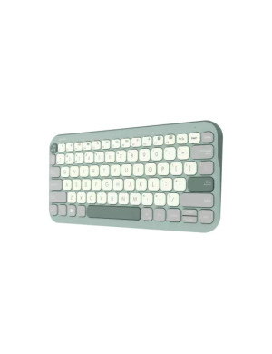 Tastatura Wireless ASUS Marshmallow KW100 Green Tea Latte – design compact, silențios și elegant