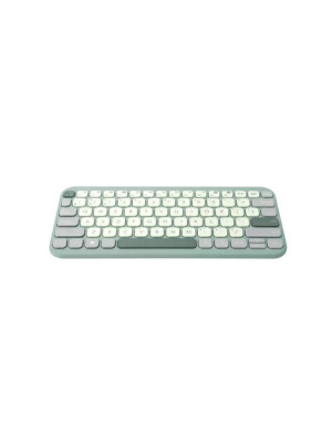 Tastatura Wireless ASUS Marshmallow KW100 Green Tea Latte – design compact, silențios și elegant