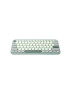 Tastatura Wireless ASUS Marshmallow KW100 Green Tea Latte – design compact, silențios și elegant