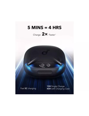 Căști wireless ANKER SoundCore Liberty 4 Pro A3954G11 cu Bluetooth 5.3 și ANC, Negru