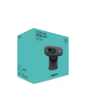 Camera Web LOGITECH C270 960-001063, HD, USB, Black