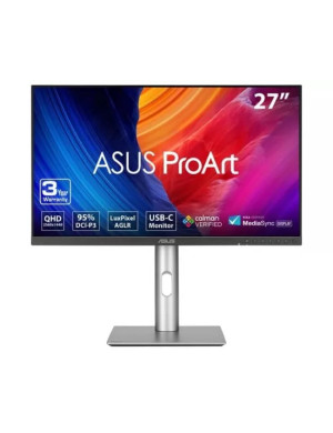 Monitor LED ASUS ProArt PA278CFRV, 27" QHD, IPS, 100 Hz, 5ms, Black/Silver