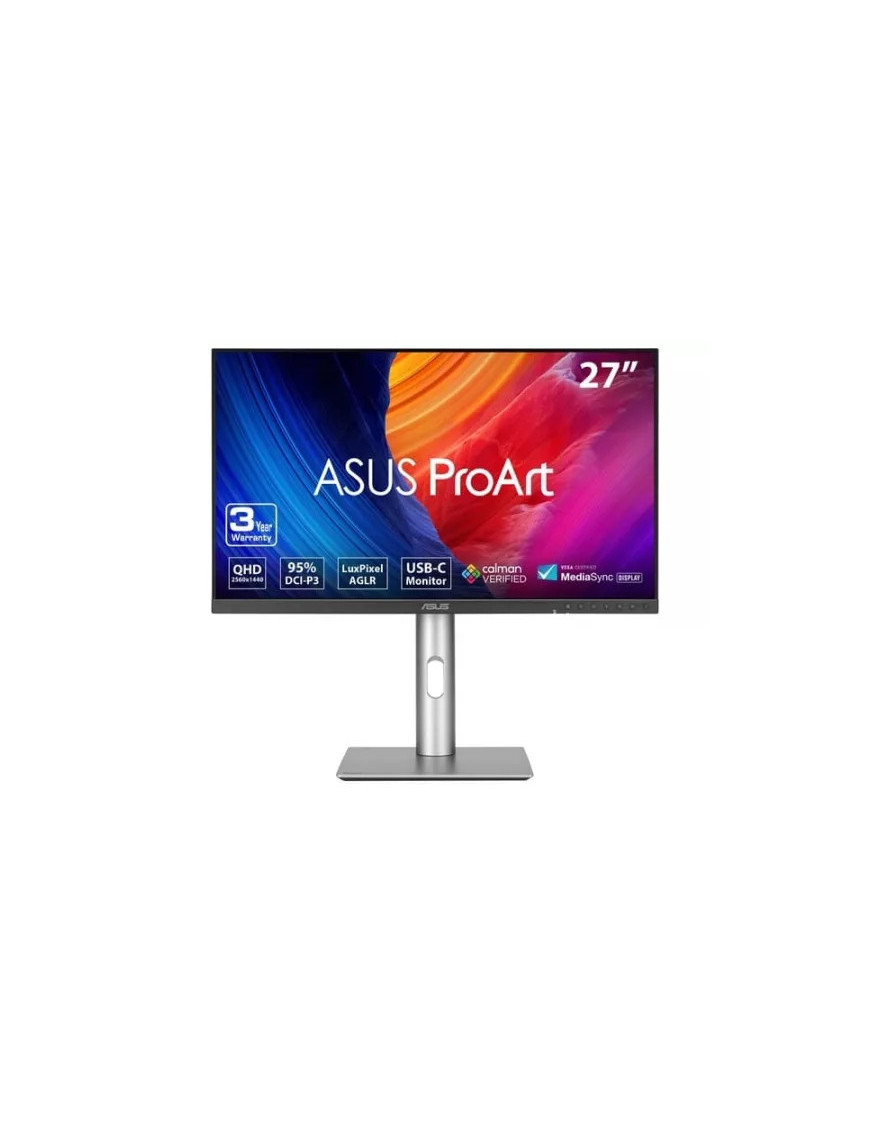 Monitor LED ASUS ProArt PA278CFRV, 27" QHD, IPS, 100 Hz, 5ms, Black/Silver