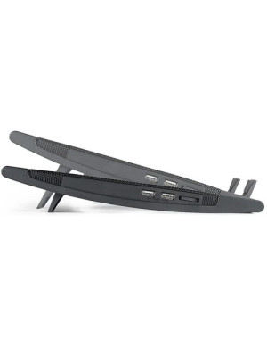 Cooler laptop DEEPCOOL DP-N222-WPALFS, 15.6", 2 x USB, Black