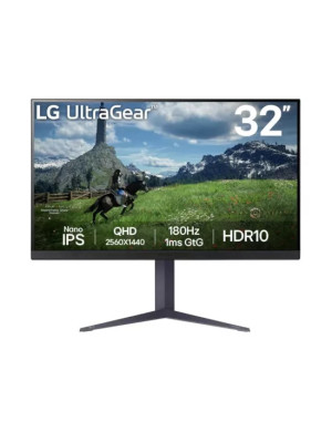 Monitor Gaming LED LG UltraGear 32GS85Q-B.AEU, 31.5" QHD, IPS, 180 Hz, 1ms, Black