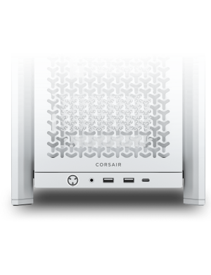 Carcasa CORSAIR 4000D FRAME, Mid-Tower, E-ATX/ATX/Micro-ATX/Mini-ITX, Tempered Glass, 2x 120mm AirGuide Fans, White