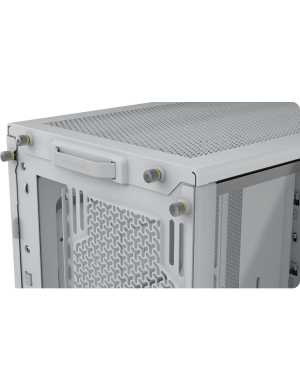 Carcasa CORSAIR 4000D FRAME, Mid-Tower, E-ATX/ATX/Micro-ATX/Mini-ITX, Tempered Glass, 2x 120mm AirGuide Fans, White