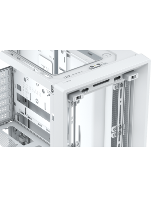 Carcasa CORSAIR 4000D FRAME, Mid-Tower, E-ATX/ATX/Micro-ATX/Mini-ITX, Tempered Glass, 2x 120mm AirGuide Fans, White