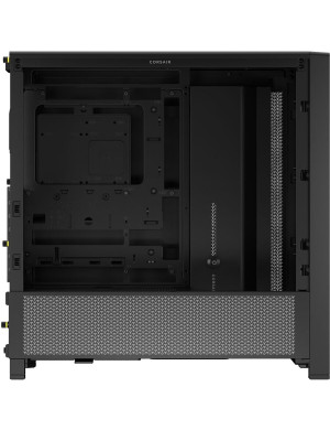 Carcasa CORSAIR 4000D FRAME, Mid-Tower, E-ATX/ATX/Micro-ATX/Mini-ITX, Tempered Glass, 2x 120mm AirGuide Fans, Black