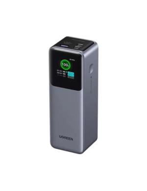 PowerBank UGREEN PB722-35525B, 25.000 mAh, 200W, 1x USB, 2x USB-C, Gray