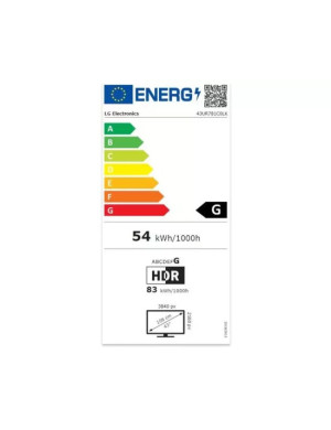 Televizor LED Smart LG 55UR78GC, 4K Ultra HD, 139 cm, Negru