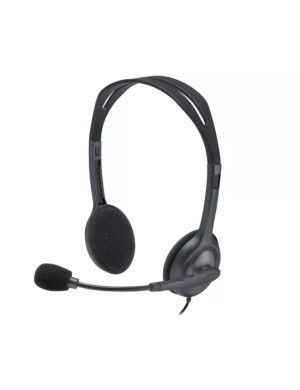 Casti cu microfon LOGITECH H111 981-000593, Jack 3.5 mm, Black