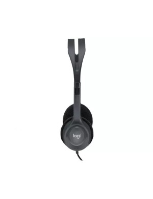 Casti cu microfon LOGITECH H111 981-000593, Jack 3.5 mm, Black